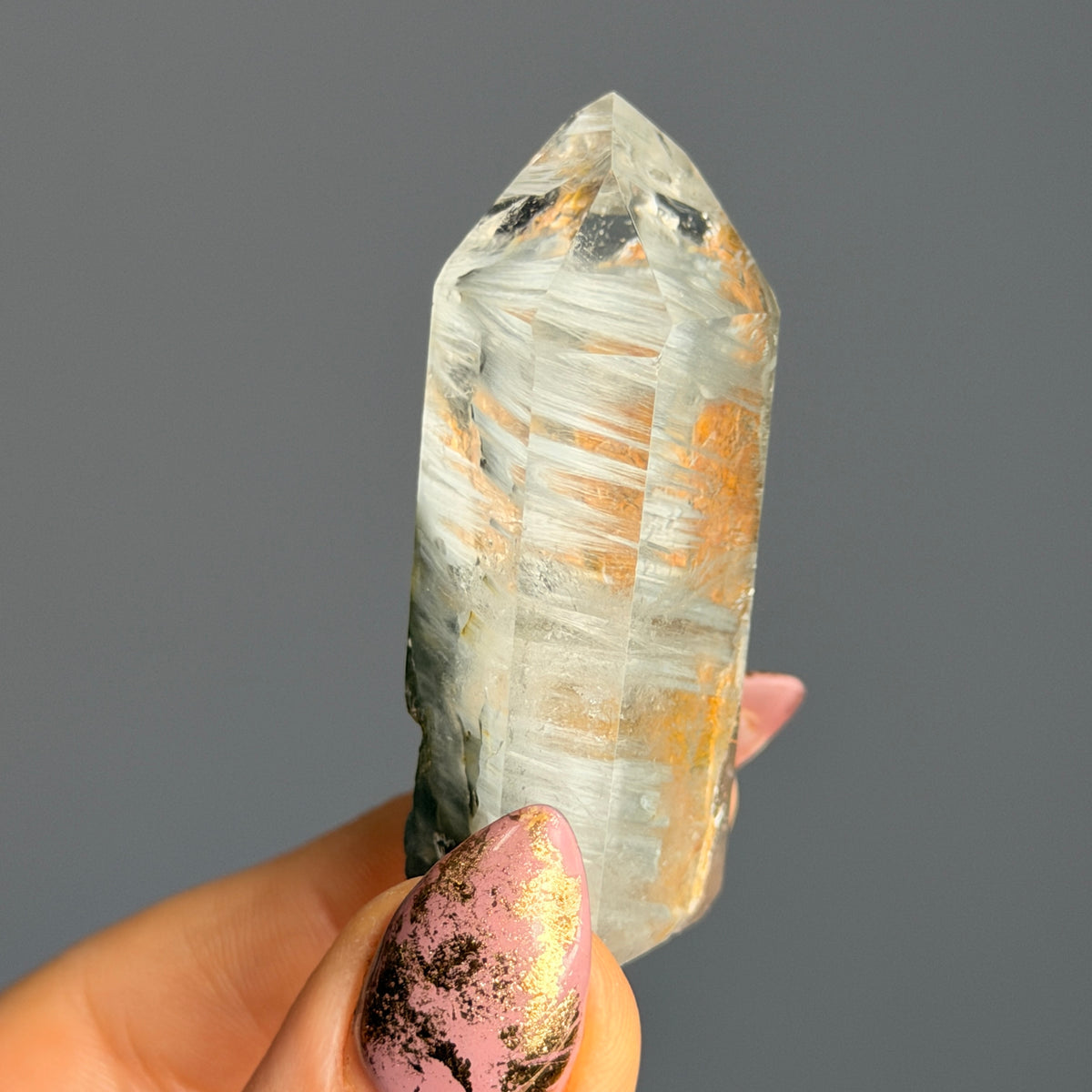 Blue Tara Quartz Specimen BTQ#21 – view 2 – Wholehearted Crystal Creations