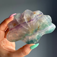 Rainbow Fluorite Shell Trinket Dish Specimen