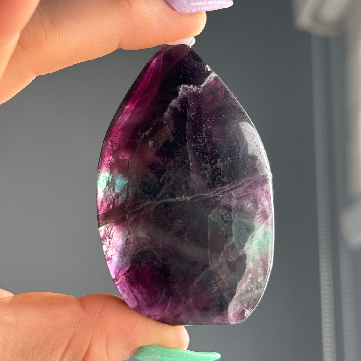 Rainbow Fluorite Flame Crystal Specimen – Wholehearted Crystal Creations