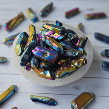 Titanium Aura Quartz Point Pocket Stone Specimen – Wholehearted Crystal Creations