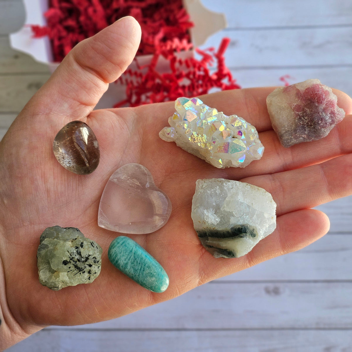 Self Love Enlightenment Crystal Specimen Gift Set – Wholehearted Crystal Creations