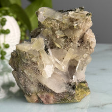Epidote + Chlorite in Quartz Specimen #13