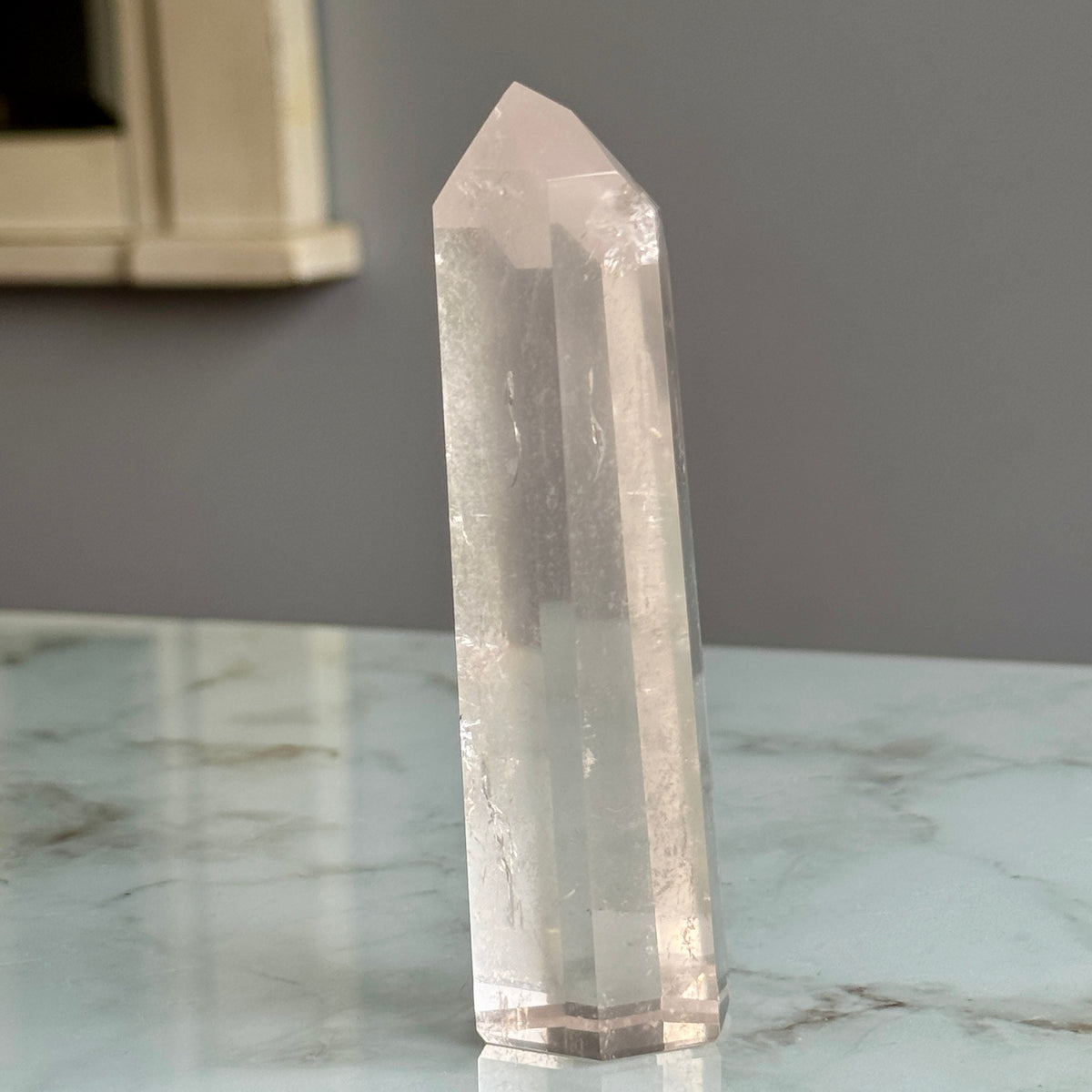 Pink Lithium Quartz (Rare) Crystal Tower Specimen PLQ#1 – Wholehearted Crystal Creations