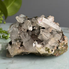 Epidote + Chlorite in Quartz Specimen #1