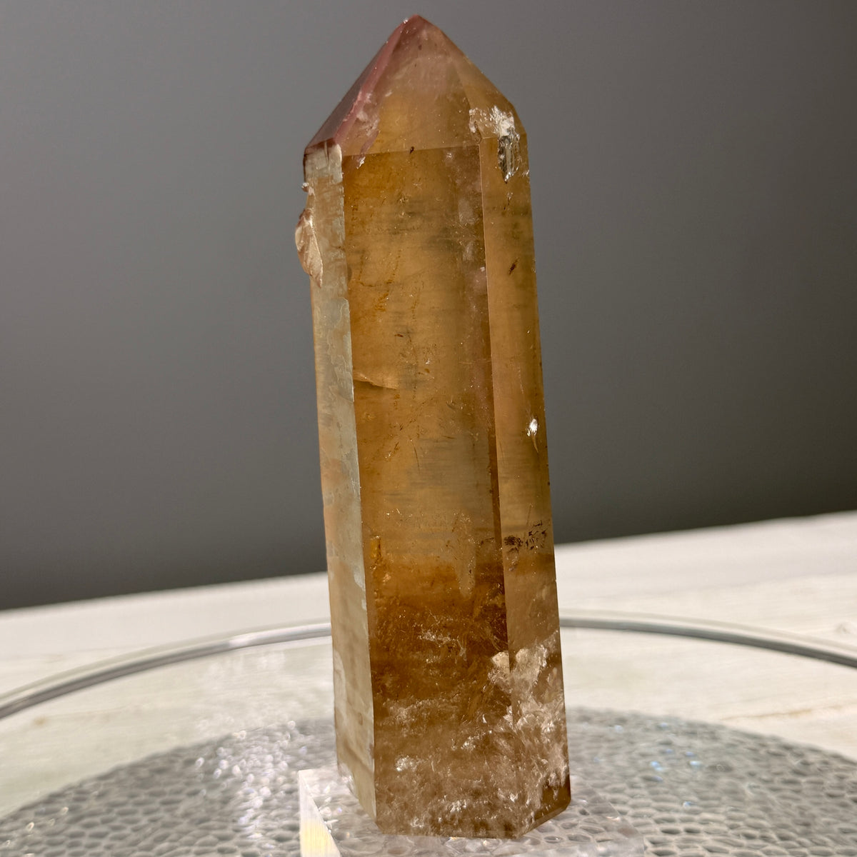 Pink Lithium Quartz (Rare) Crystal Tower Specimen PLQ#33 – Wholehearted Crystal Creations