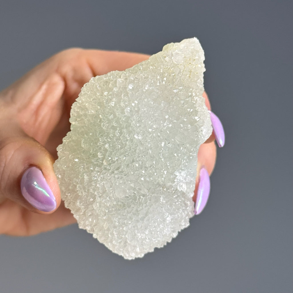 Green Sugar Fluorite Quartz Druzy Crystal Specimen – Wholehearted Crystal Creations