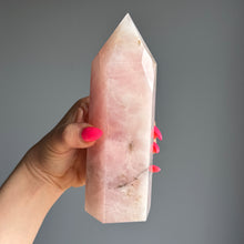 Rose Quartz Tower Crystal Specimen