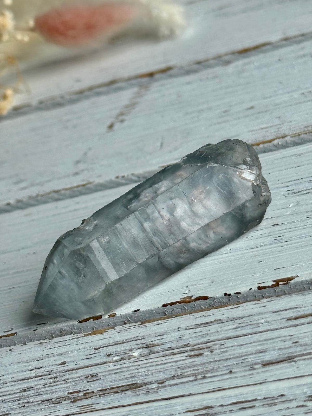 Blue Tara Quartz Crystal Specimen – Wholehearted Crystal Creations