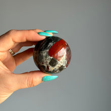 Bloodstone Jasper Polished Crystal Sphere Specimen