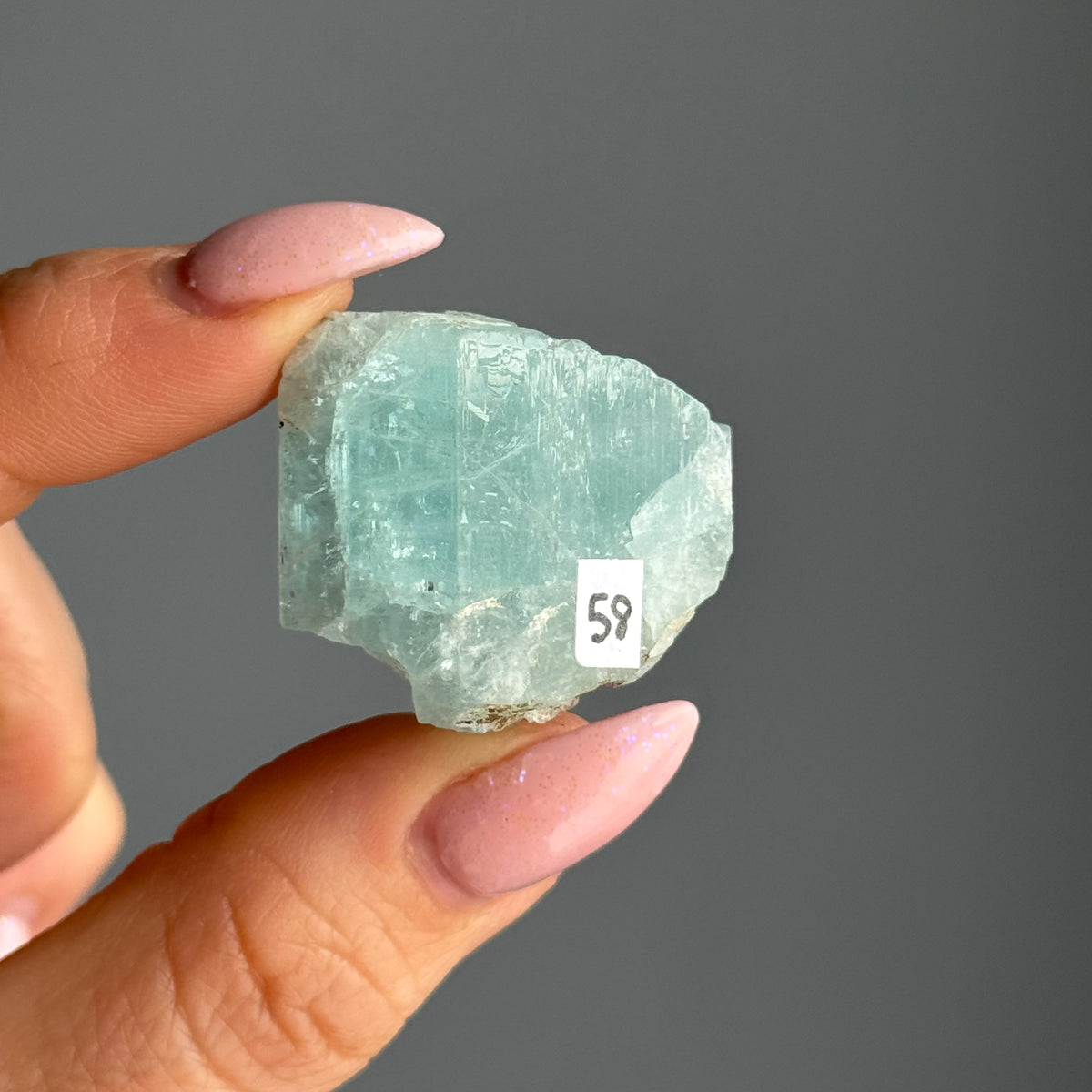 Aquamarine Beryl Crystal Specimen – Wholehearted Crystal Creations
