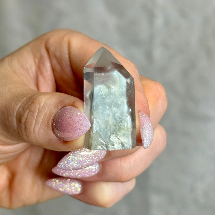 Blue Tara Quartz Crystal Specimen – Wholehearted Crystal Creations
