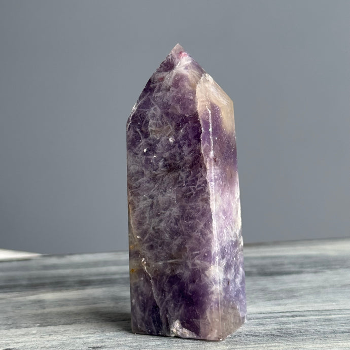 Lepidolite & Pink Tourmaline (Unicorn Stone) Tower
