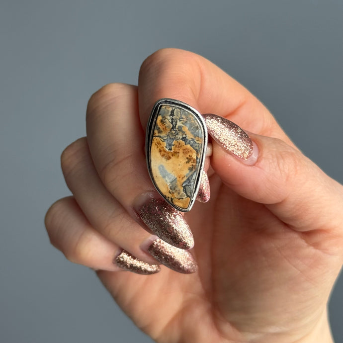 Maligano Jasper Size 5.5 Ring
