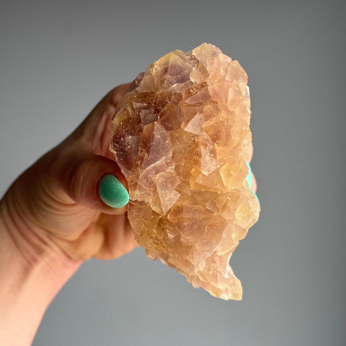 Yellow Fluorite Cluster Crystal Specimen – Wholehearted Crystal Creations