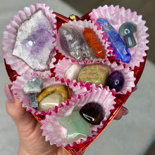 Heart Box of Crystals / Valentines Day / Love Day