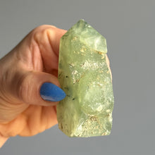 Prehnite with Epidote Crystal Tower Specimen – Wholehearted Crystal Creations