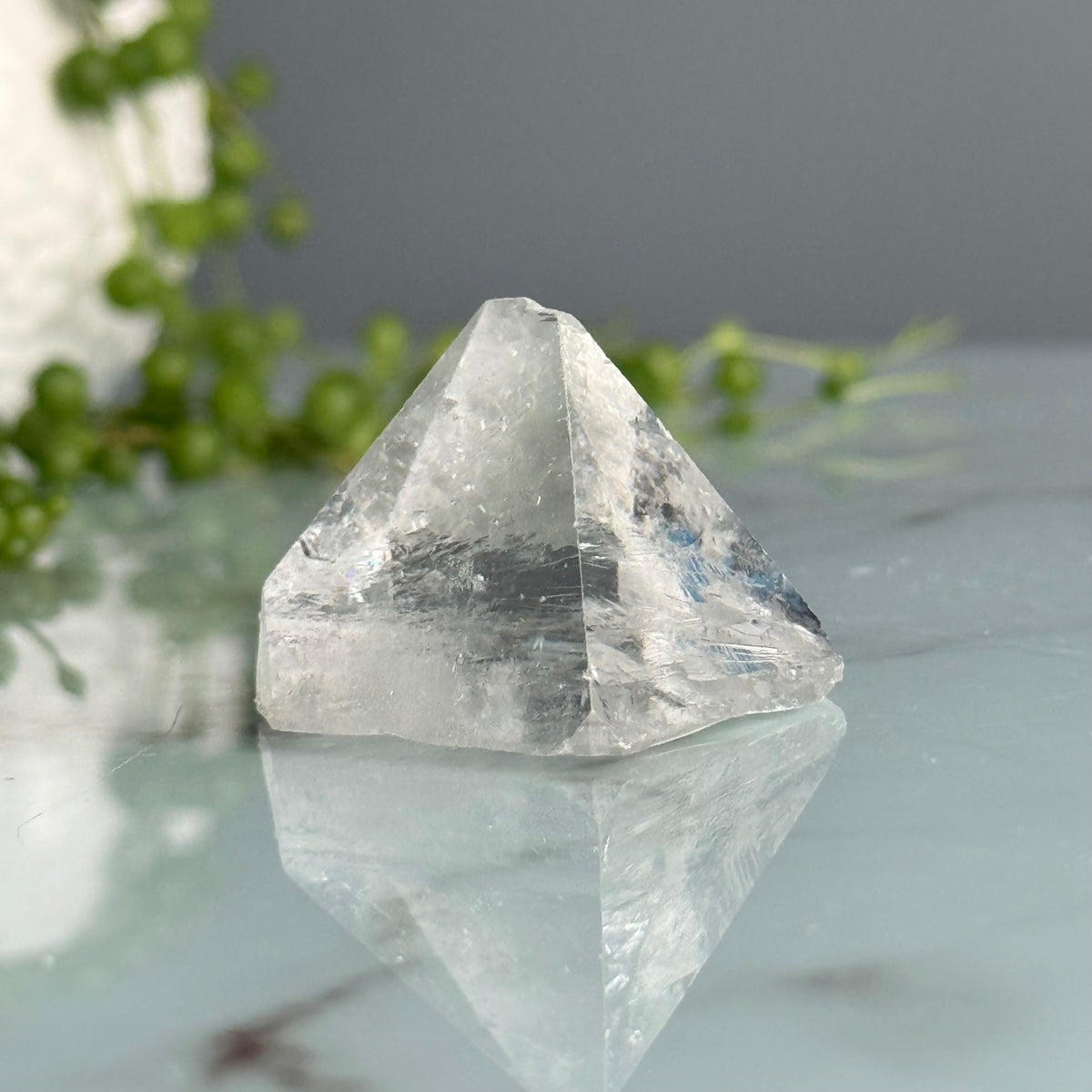 Apophyllite Crystal Pyramid A22 Specimen – Wholehearted Crystal Creations