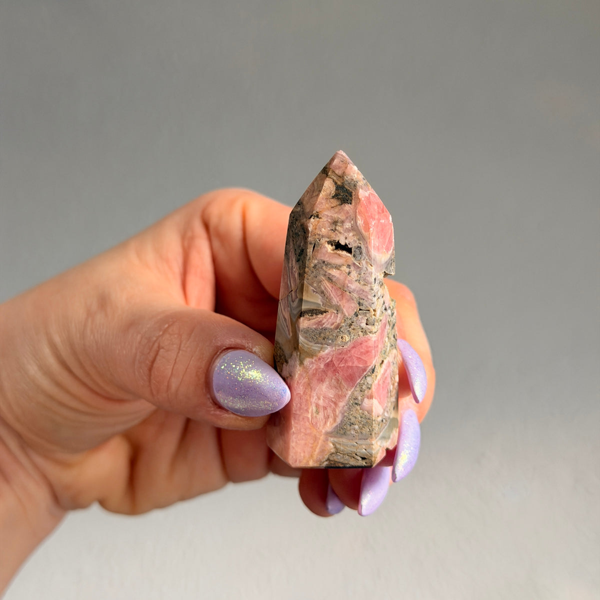 Rhodochrosite Tower Specimen (01)