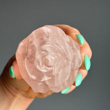 Rose Quartz Carved Rose Specimen