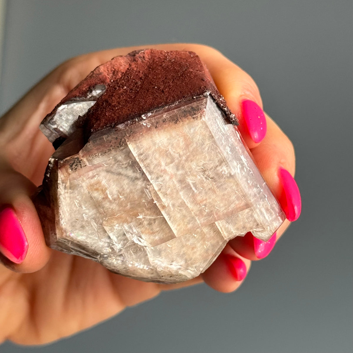 Chocolate Hematoid Calcite Specimen – Wholehearted Crystal Creations