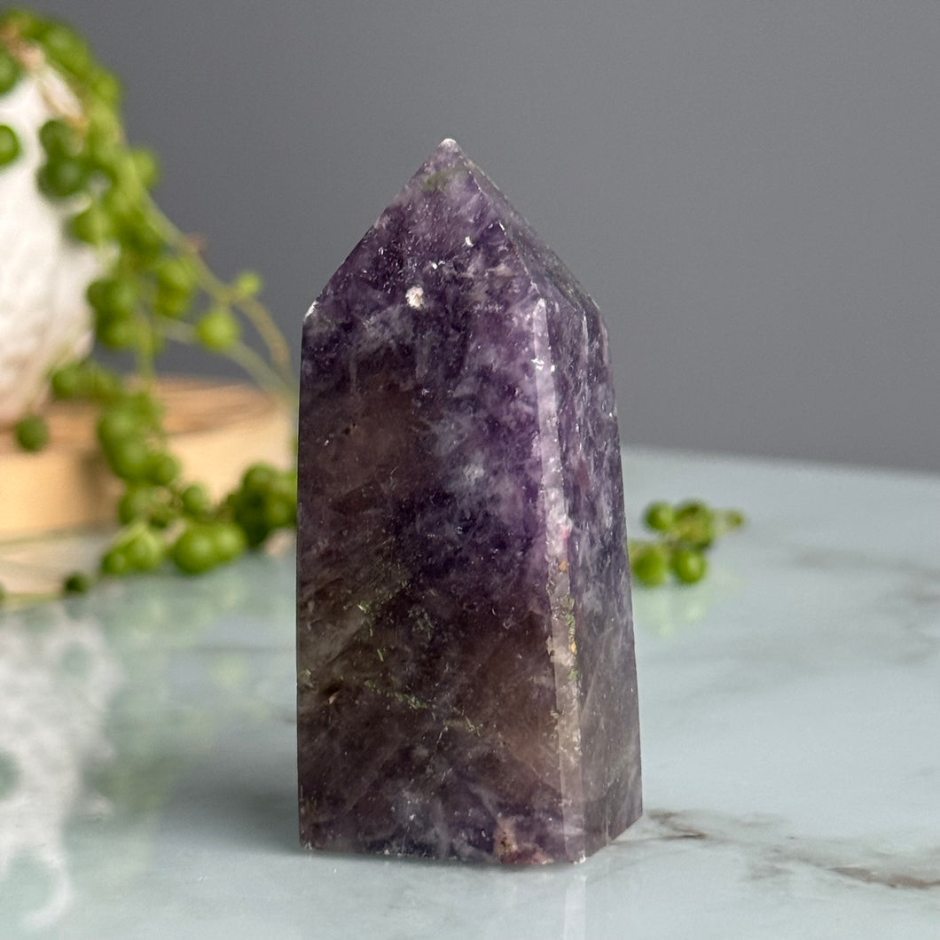 Lepidolite Tower Crystal Specimen