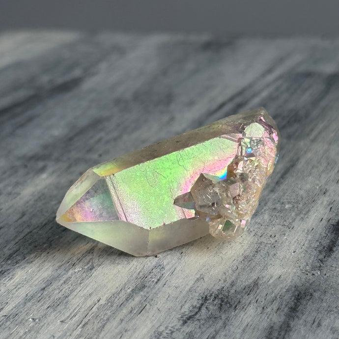 Angel Aura Quartz Point Specimen