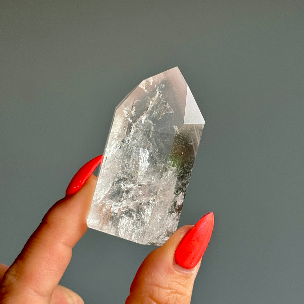 Pink Lithium Quartz (Rare) Crystal Tower Specimen PLQ#5 – Wholehearted Crystal Creations