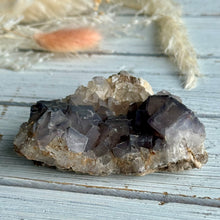 Fluorite (Grey Cubic) Raw Crystal Specimen
