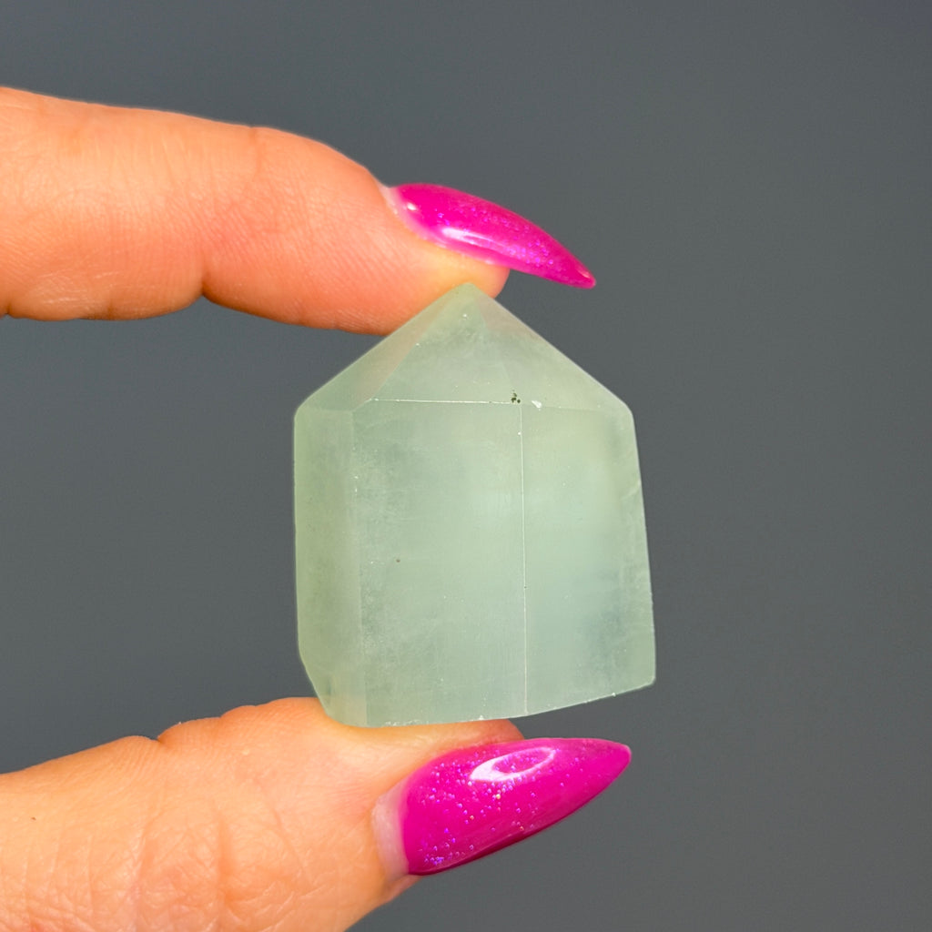 Aquamarine (IMPERFECT) Mini Tower Specimen – Wholehearted Crystal Creations