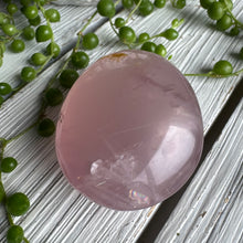 Rose Quartz Palm Stone Specimen (with Asterism)