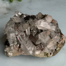 Epidote + Chlorite in Quartz Specimen #1