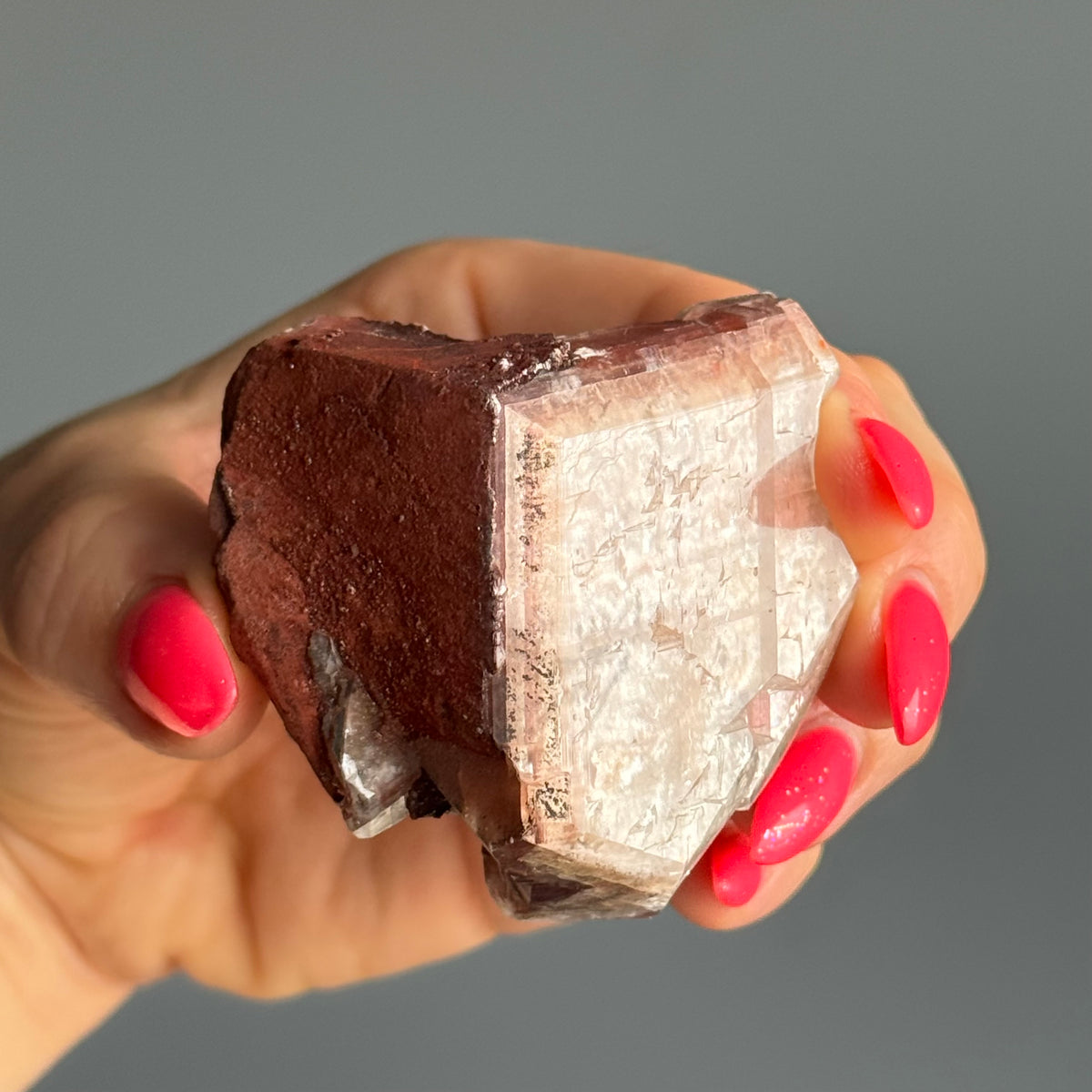 Chocolate Hematoid Calcite Specimen – Wholehearted Crystal Creations