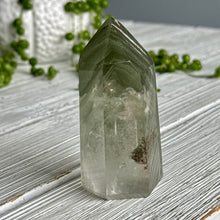 Garden Quartz Green Phantom Lodolite Tower Specimen