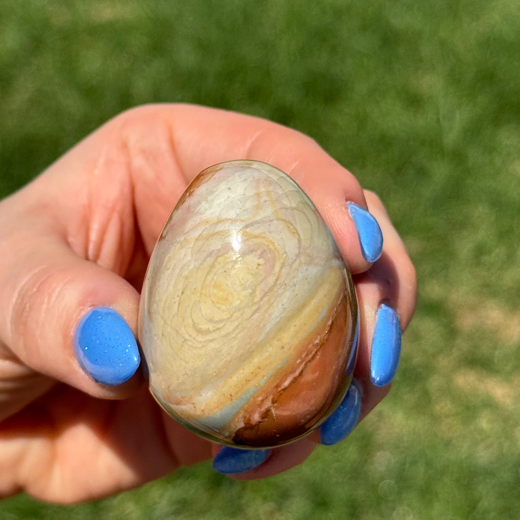 Polychrome Jasper Egg Carving Crystal Specimen – Wholehearted Crystal Creations