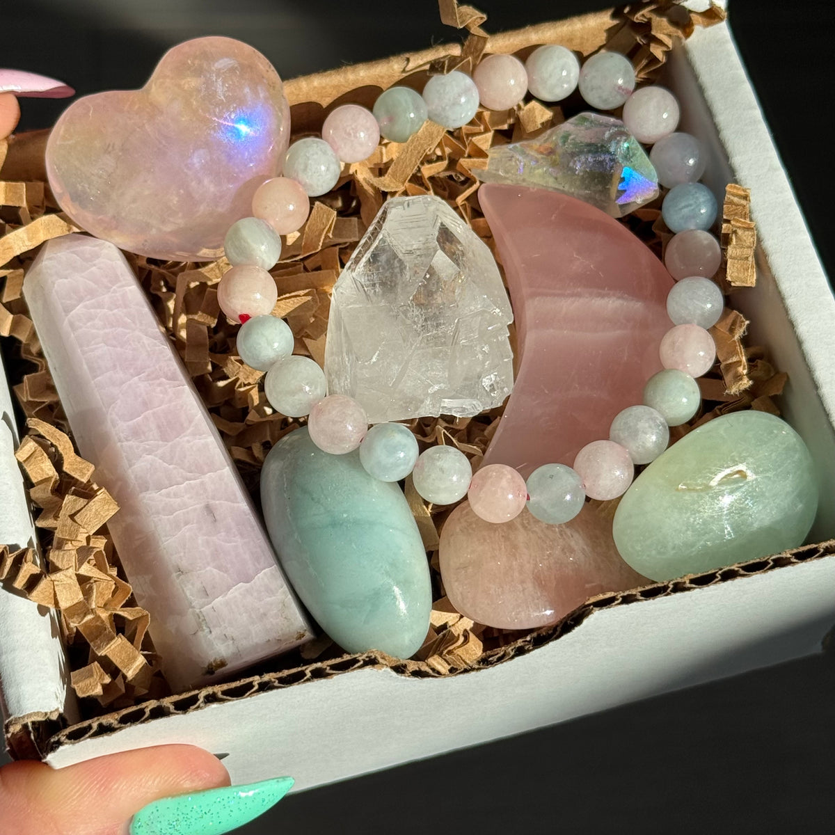 Pastel Crystal Specimen Gift Set – Wholehearted Crystal Creations