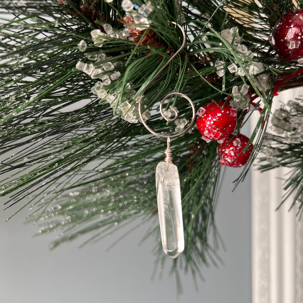 Quartz Crystal Suncatcher Tree Ornaments
