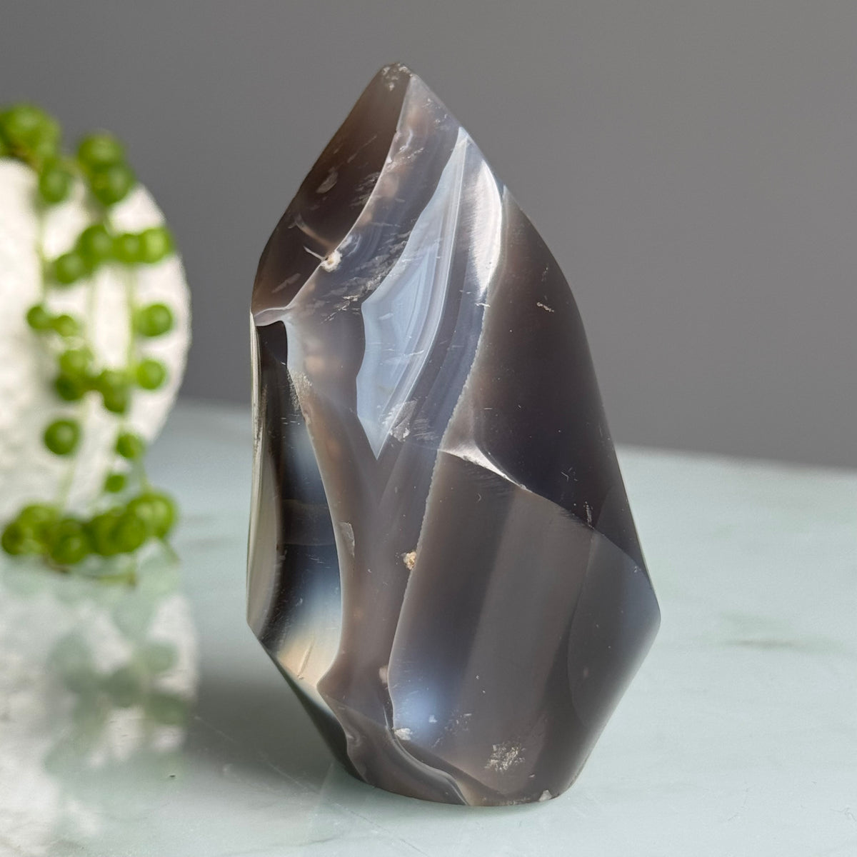 Orca Agate Swirl Flame Crystal Specimen – Wholehearted Crystal Creations