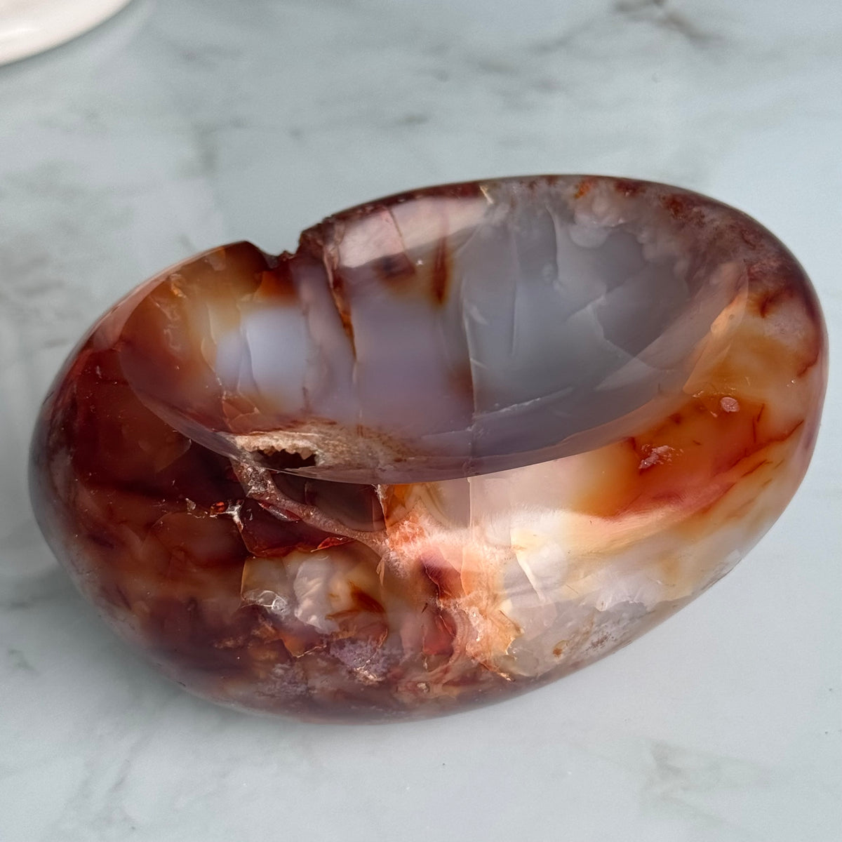 Carnelian Crystal Bowl Specimen – Wholehearted Crystal Creations