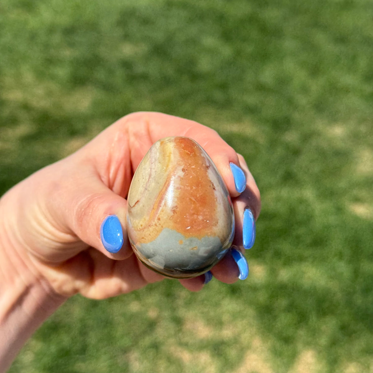 Polychrome Jasper Egg Carving Crystal Specimen – Wholehearted Crystal Creations