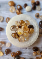 Golden Healer Quartz Tumbled Pocket Stone Specimen – Wholehearted Crystal Creations