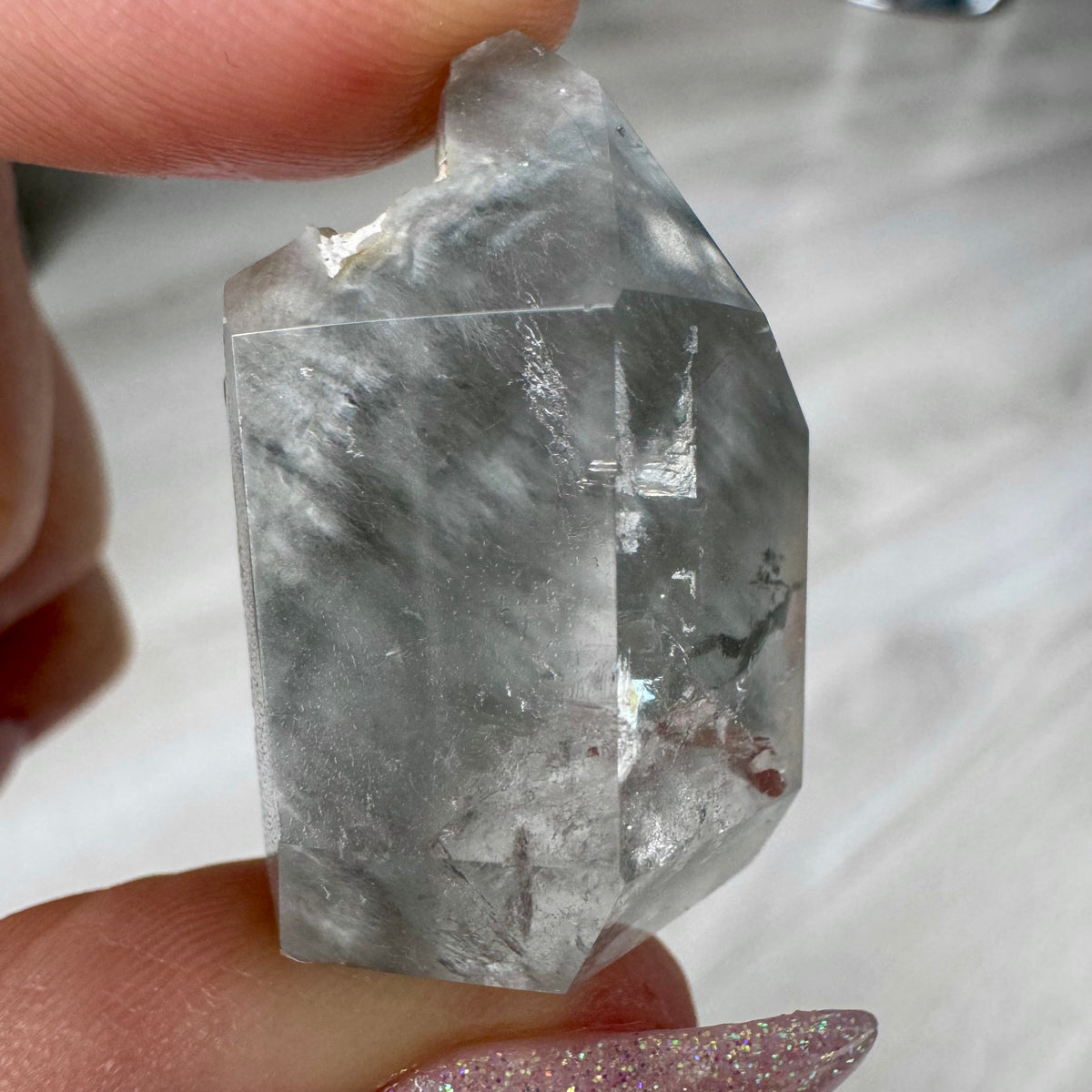 Blue Tara Quartz Crystal Specimen – Wholehearted Crystal Creations