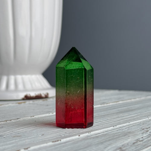 Aura Quartz Tower Crystal Specimen – Wholehearted Crystal Creations