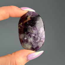 Lepidolite Palm Stone Specimen