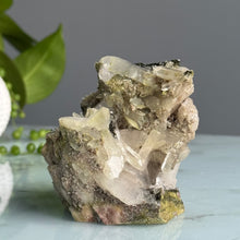 Epidote + Chlorite in Quartz Specimen #13