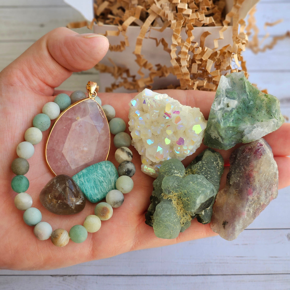 Self Love Enlightenment Crystal Specimen Gift Set – Wholehearted Crystal Creations
