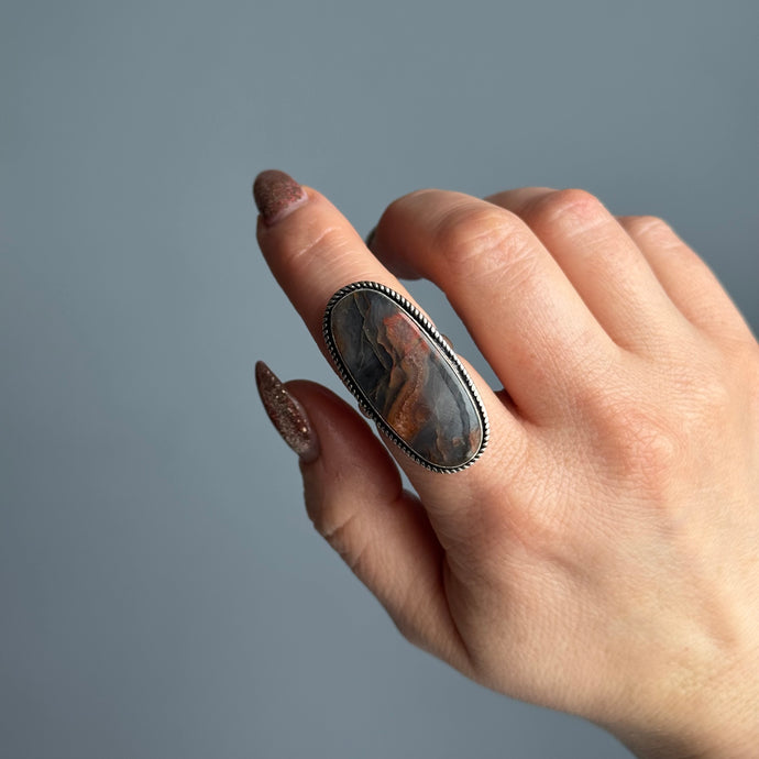 Bloodstone Size 6.5 Ring