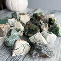Moss Agate Raw Stone Specimen – Wholehearted Crystal Creations