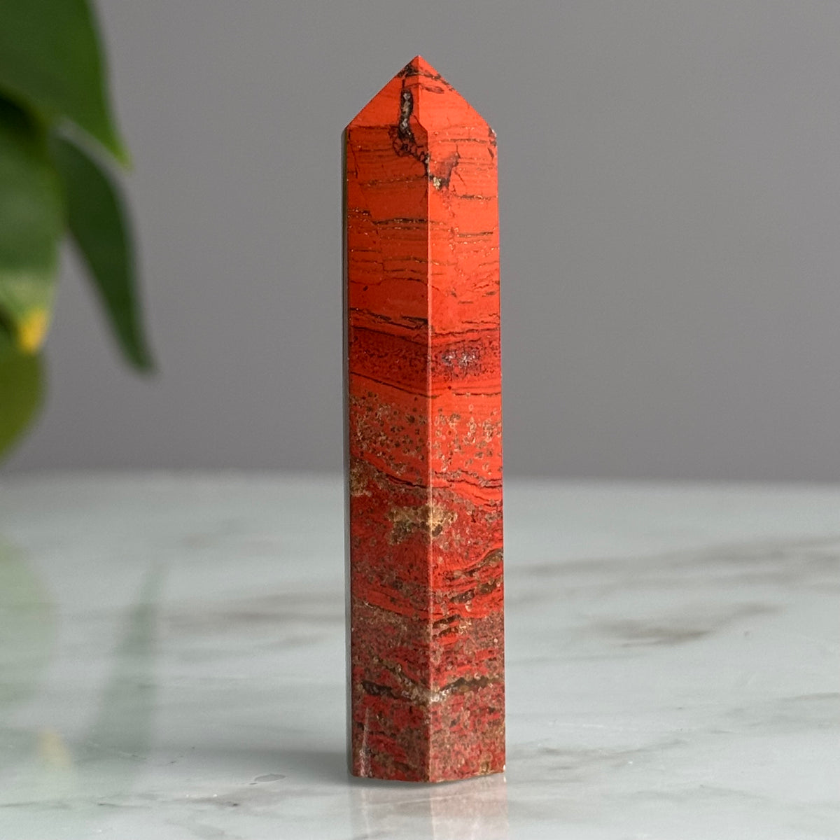 Red Jasper Crystal Tower Specimen – Wholehearted Crystal Creations