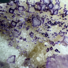 Purple Cubic Stepped Fluorite Specimen