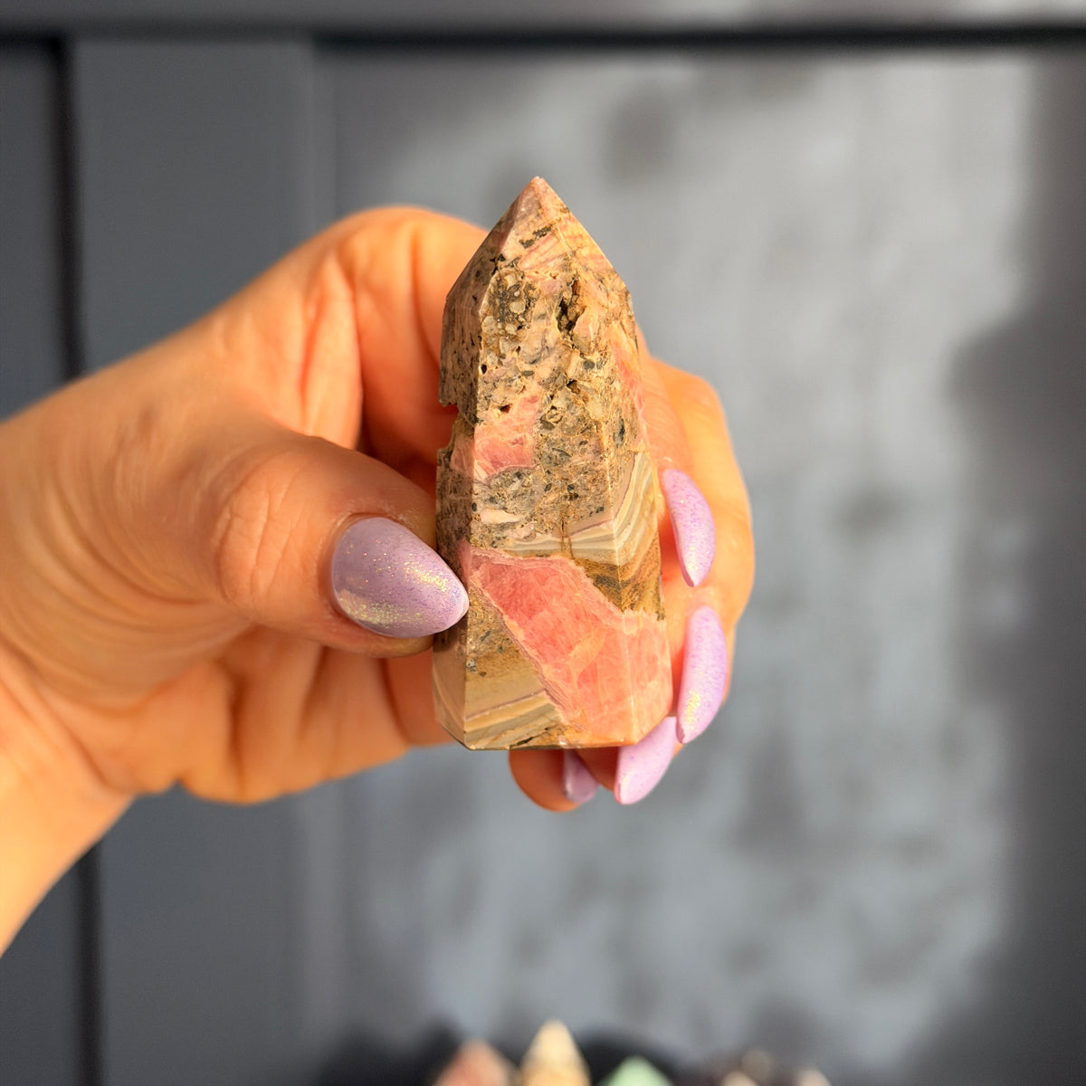 Rhodochrosite Tower Specimen (01)